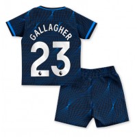 Camisa de time de futebol Chelsea Conor Gallagher #23 Replicas 2º Equipamento Infantil 2023-24 Manga Curta (+ Calças curtas)